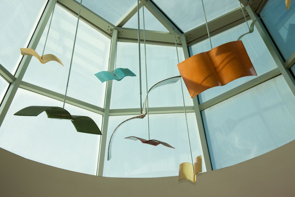Suspended Book Sculpture
